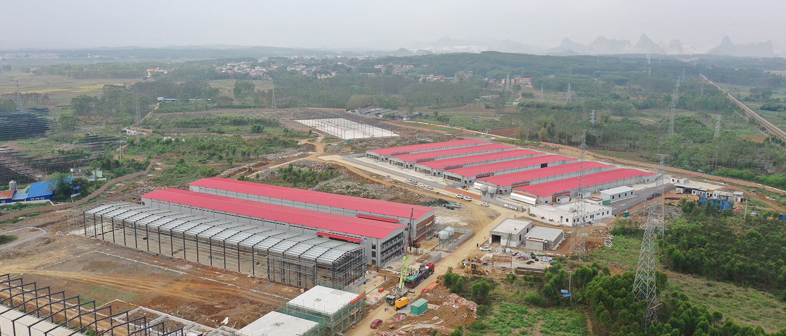 Guigang Tongfa 3.6 သန်း-ငှက်ပြည့်စက်မှုလုပ်ငန်းကွင်းဆက်အလွှာ မွေးမြူရေးစီမံကိန်း